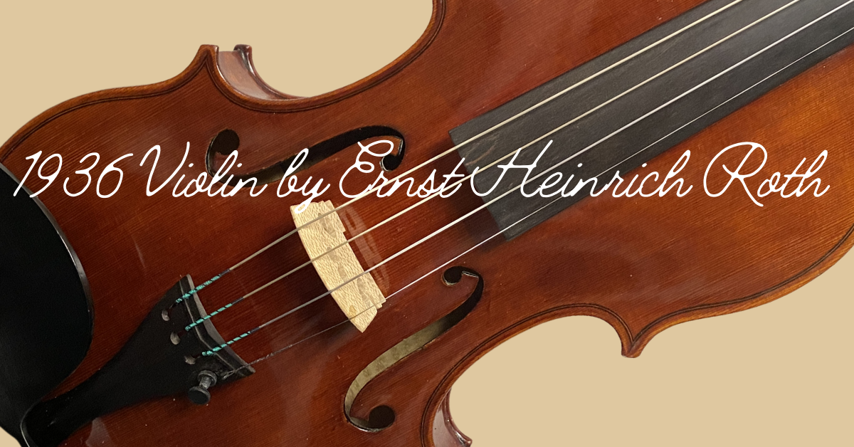 Violin by Ernst Heinrich Roth
